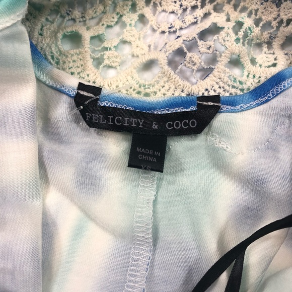 Felicity & Coco Crochet Back Tie Dye Maxi Dress - Picture 5 of 5